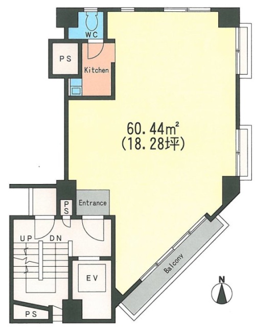 メゾン渋谷701 間取り図