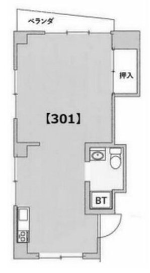 第1・第2村嶋ビル301 間取り図