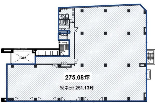 五反田NTビル2F 間取り図