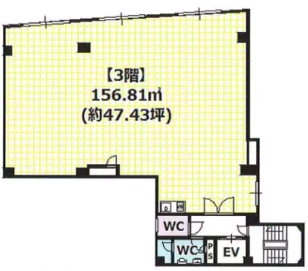 山城ビル3F 間取り図