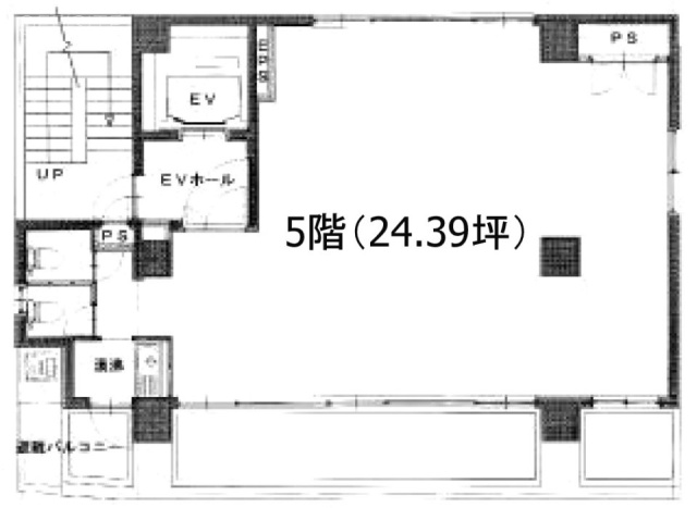 九段北TLビル5F 間取り図