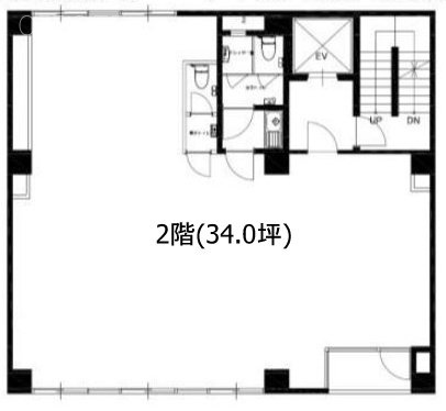 T・M水道橋ビル2F 間取り図