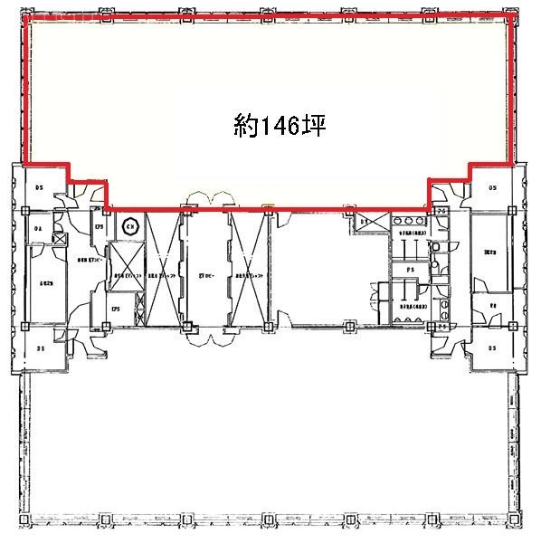 渋谷クロスタワー30F 間取り図