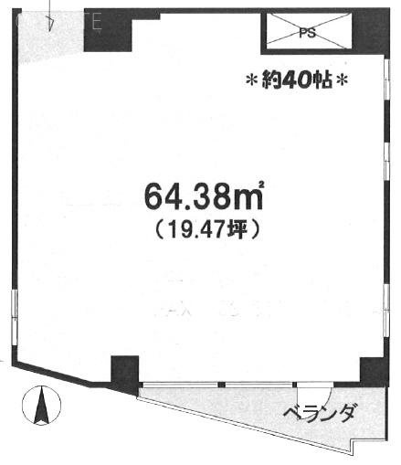 フロール永福ビル2F 間取り図