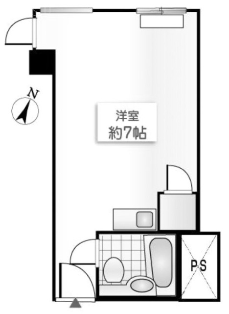ジュエル銀座5F 間取り図