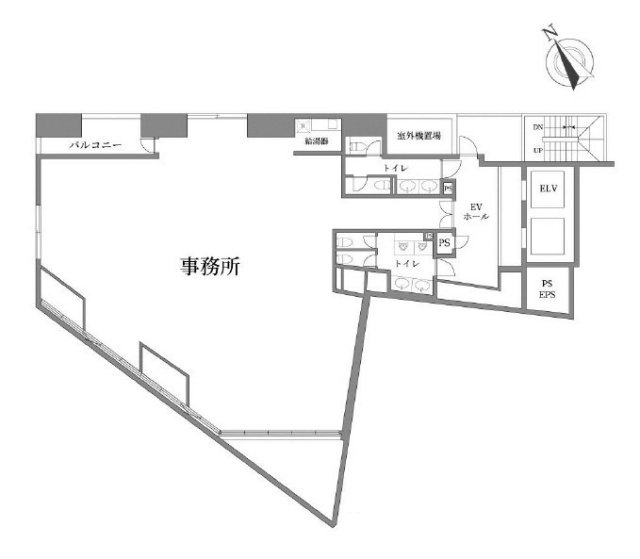 TOP HILLS GARDEN 道玄坂4F 間取り図