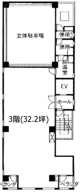 1510ビル3F 間取り図