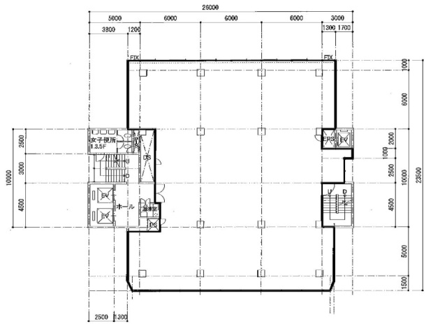 五番町センタービル3F 間取り図