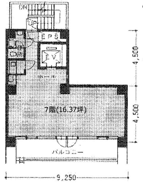 永井ビル7F 間取り図
