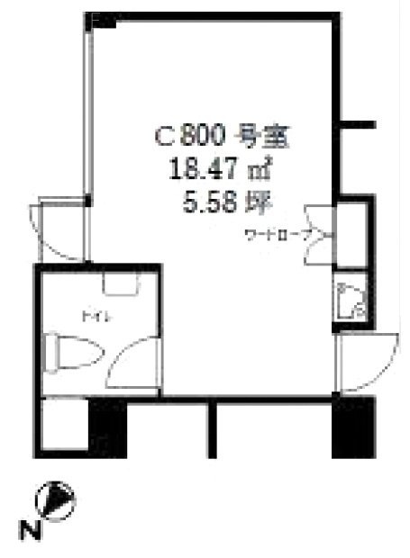 VILLA MODERNA(ビラ・モデルナ)C800 間取り図