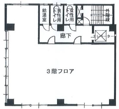 カネコビル3F 間取り図