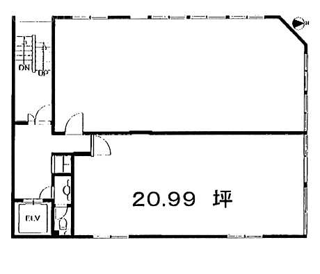 栄ビルC 間取り図