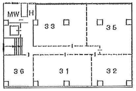 井門八重洲通りビル36 間取り図