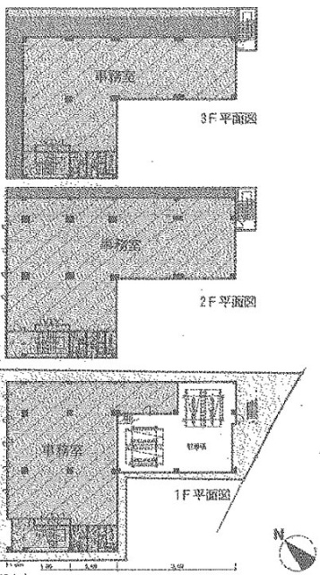 NC鈴木ビル1F-3F 間取り図