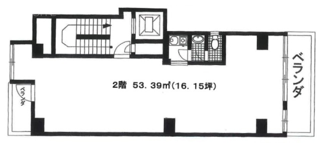 本郷ゼットエスビル2F 間取り図