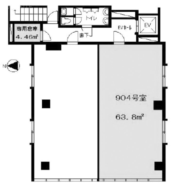 五反田高砂ビル904 間取り図