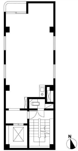 中根ビル4F 間取り図