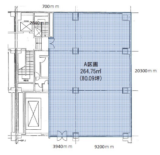 LISTEAST BLD.1F 間取り図