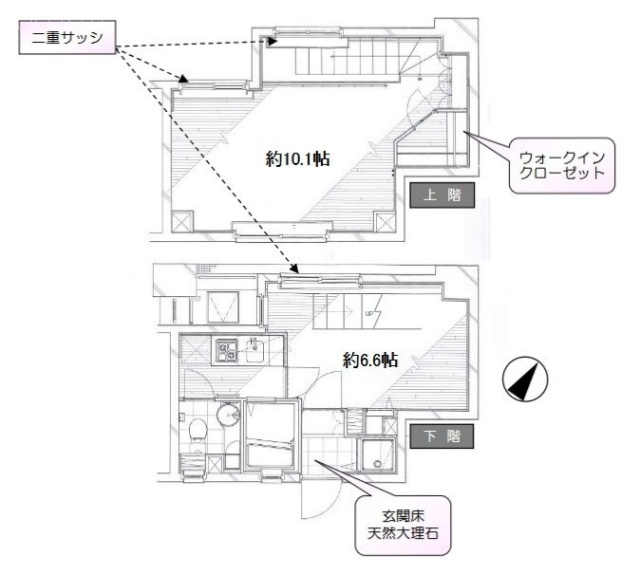 メインステージ六本木1004 間取り図