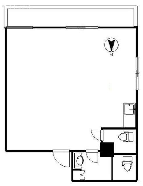 新宿ユニオンビル301 間取り図