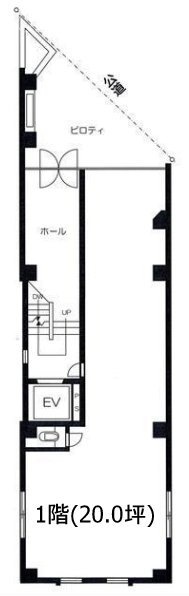 朝日新宿館1F 間取り図