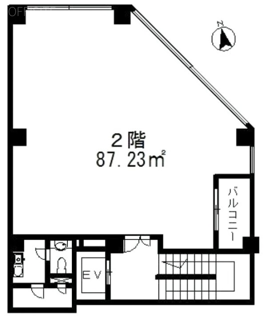 のぞみビル2F 間取り図