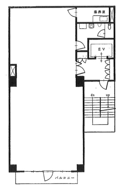 米田第3ビル4F 間取り図
