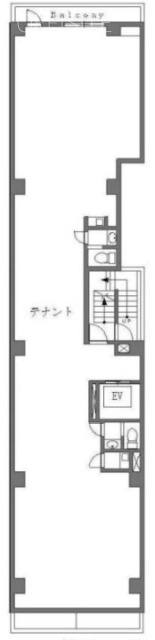 水道町ビル3F 間取り図