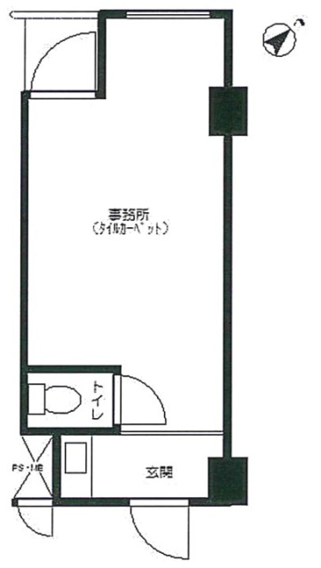東新橋ビル1006 間取り図