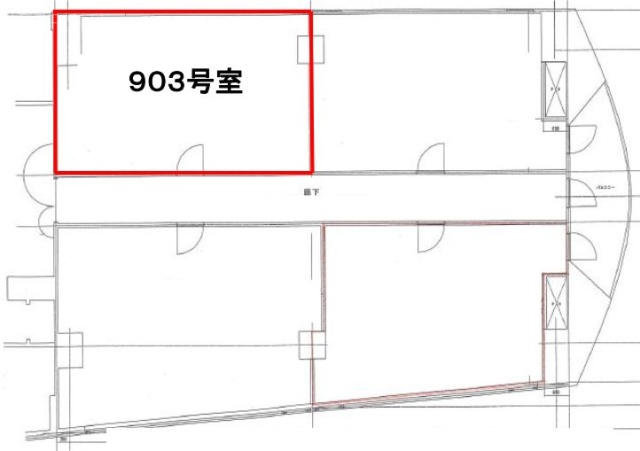 サンケイ(KKK)ビル903 間取り図