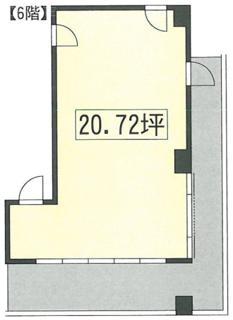 一乗寺ビル6F 間取り図