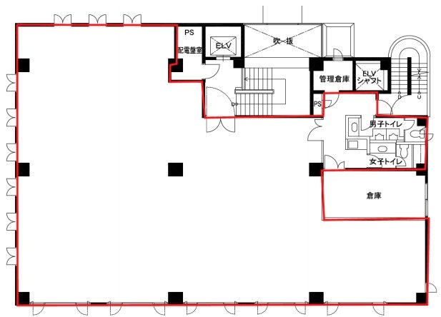 赤坂オルムビル3F 間取り図