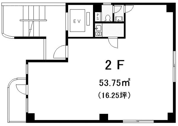 高円寺日光ビル2F 間取り図