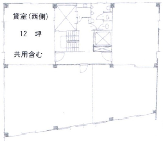 山武落合(さんぶおちあい)ビル西 間取り図