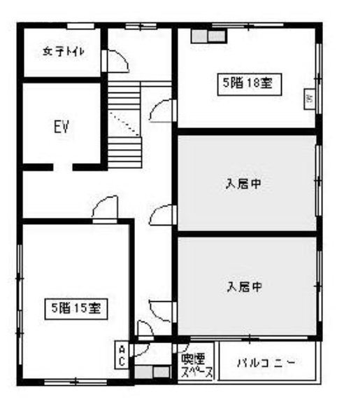 京橋高野ビル18 間取り図