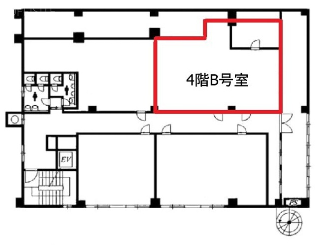 上地(かみち)ビルB 間取り図