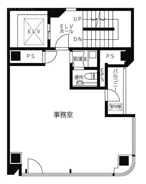 K-16ビル8F 間取り図