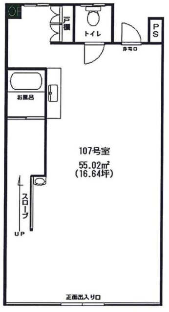 セントラルコーポ第2ビル1F 間取り図