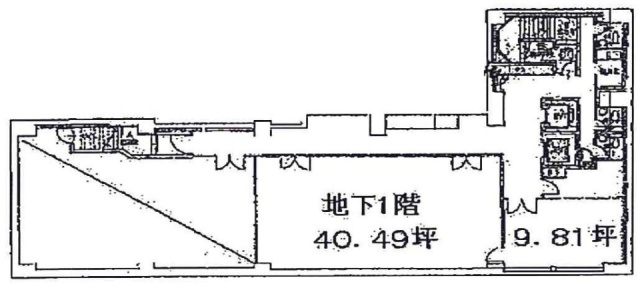 新橋パークプレイスB1F 間取り図