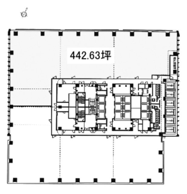 msb Tamachi 田町ステーションタワーN2504 間取り図