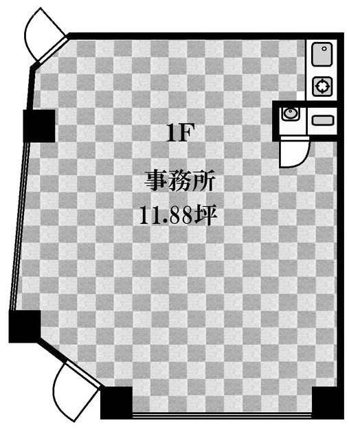 御茶の水KSビル1F 間取り図