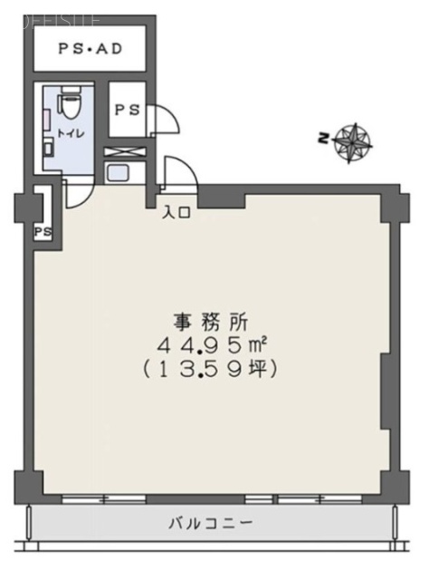 プリメーラ道玄坂816 間取り図