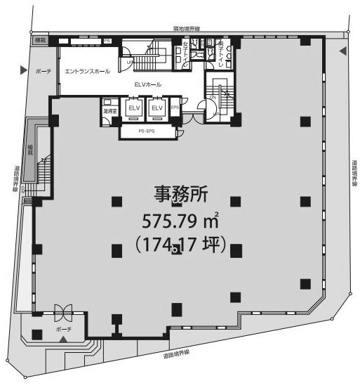 二宮ビル1F 間取り図