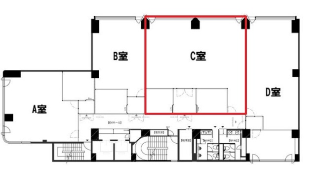 FRAME日本橋C 間取り図