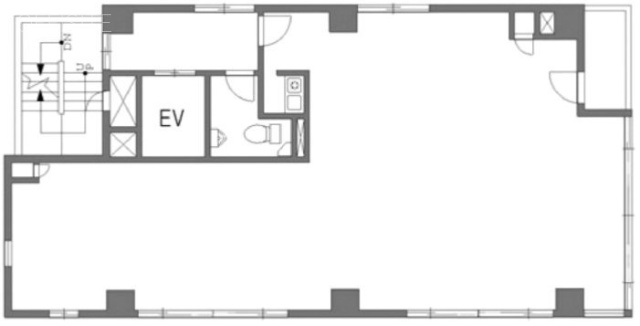 塩部ビル5F 間取り図