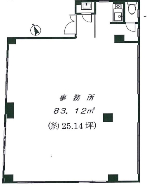 森山ビル2F 間取り図