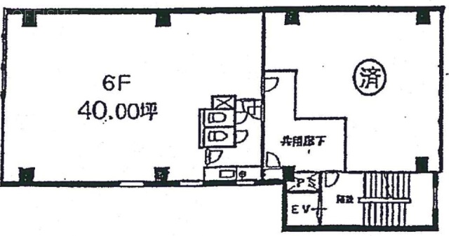 新倉ビル602 間取り図