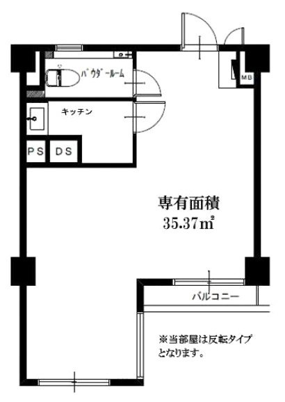 316青山603 間取り図