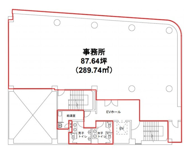 OS築地ビル7F 間取り図