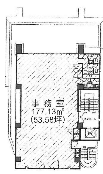 プラザ曙橋ビル6F 間取り図